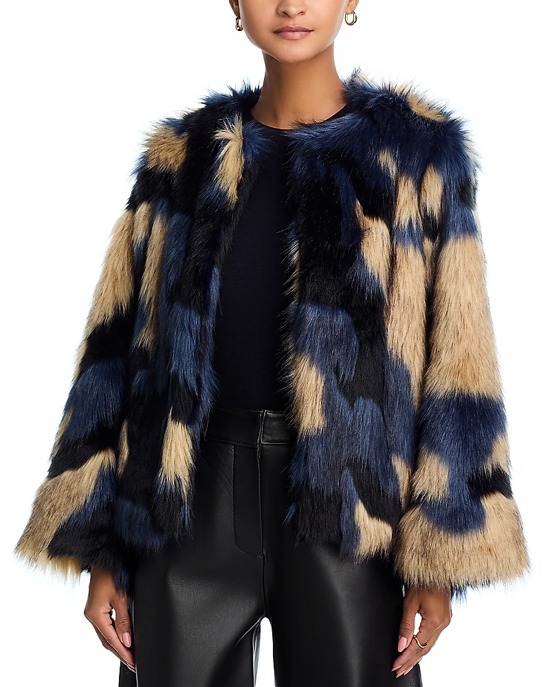 Farm Rio Faux Fur Coat