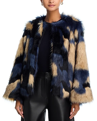 Farm Rio Faux Fur Coat