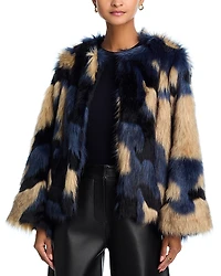 Farm Rio Faux Fur Coat