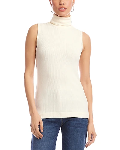 Karen Kane Ribbed Turtleneck Tank
