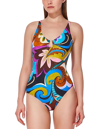Gottex New Coverage U Wire One Piece Swimsuit