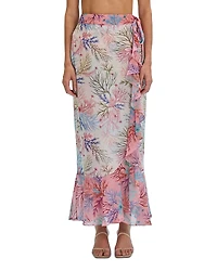 PatBO Seaweed Beach Cover Up Maxi Skirt