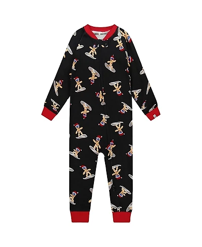 Deux par Boys' Organic Cotton Interlock One-Piece Pajama - Little Kid