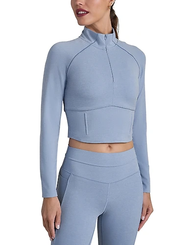 Rhone Heather Revive Quarter Zip Top