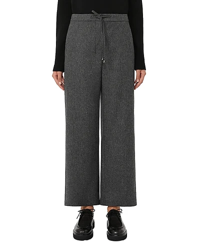 Max Mara Livio Black Wool Cashmere Pants