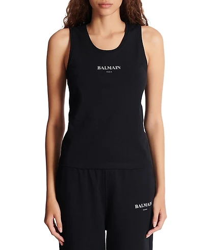 Balmain Tank Top with Print