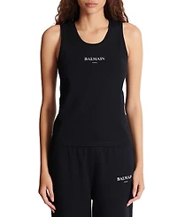 Balmain Tank Top with Print