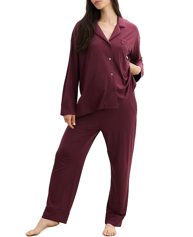 Hatch Collection Ultra Soft Maternity Jersey Pj 1- Set