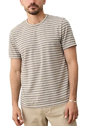 Marine Layer Jacquard Crewneck Tee