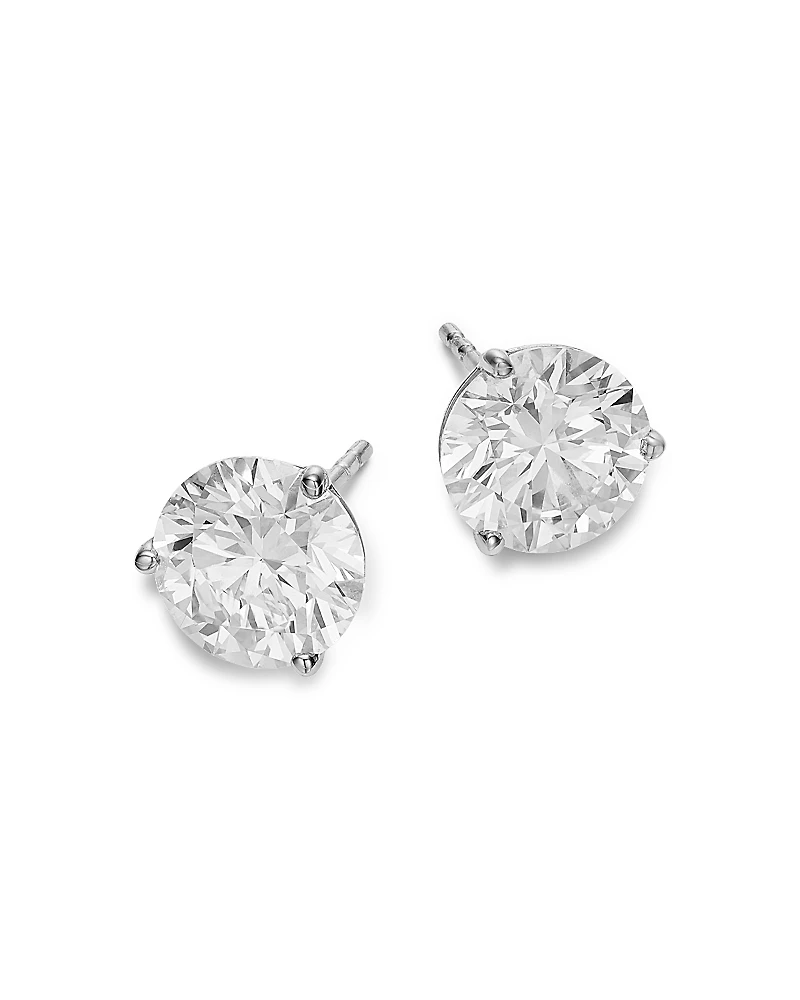 Bloomingdale's Fine Collection Certified Lab Grown Diamond Stud Earrings