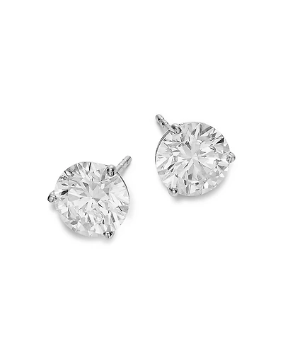 Bloomingdale's Fine Collection Certified Lab Grown Diamond Stud Earrings