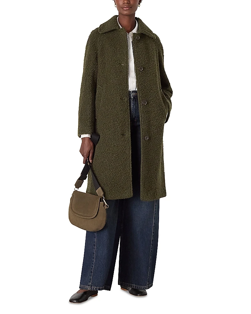 Whistles Romy Boucle Coat