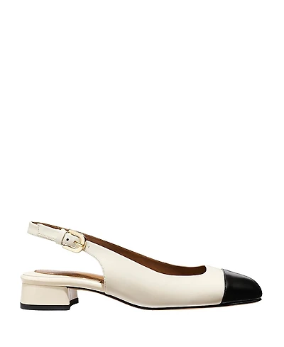 Margaux Women's The Cap-Toe Darcy Slingback Pumps