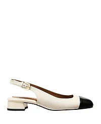Margaux Women's The Cap-Toe Darcy Slingback Pumps