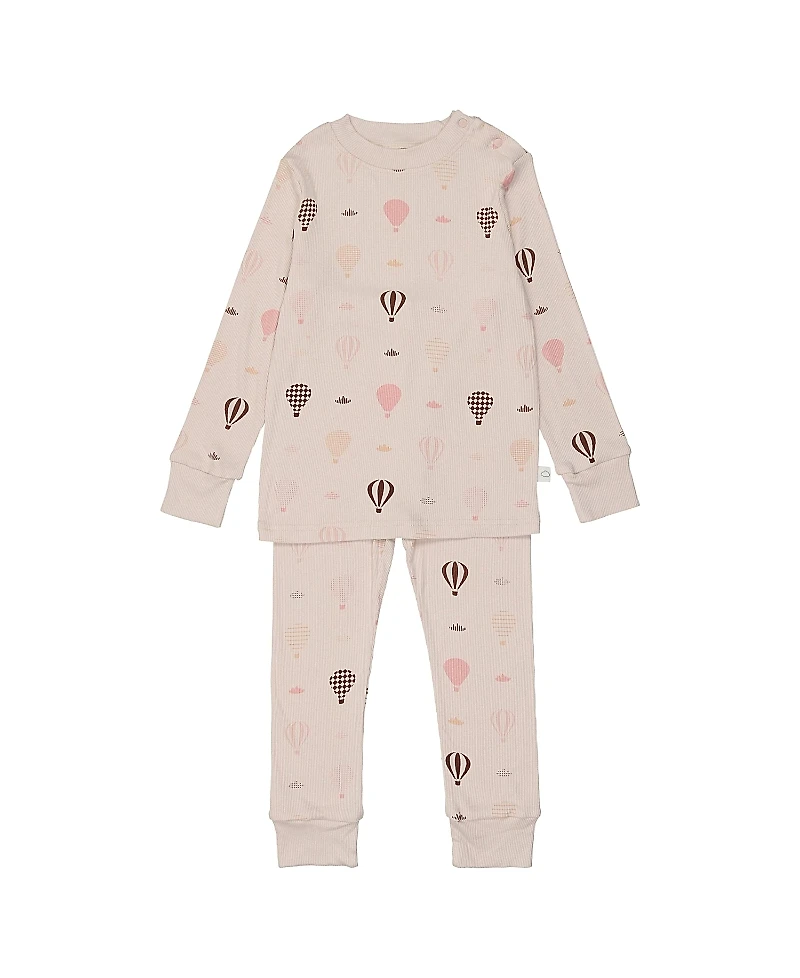 Pouf Baby Girls' Hot Air Balloon Pj Set - Little Kid, Big Kid