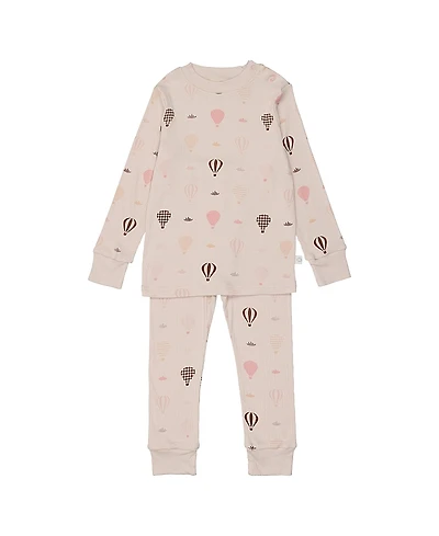 Pouf Baby Girls' Hot Air Balloon Pj Set - Little Kid, Big Kid
