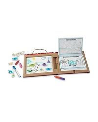 Melissa & Doug Play, Draw, Create Dinosaur Activity Kit - Age 3+