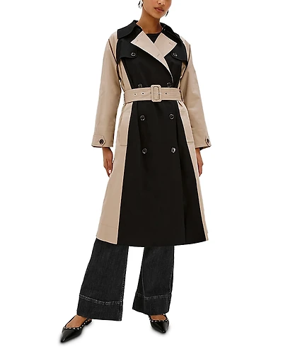 Rails Maud Colorblocked Trench Coat