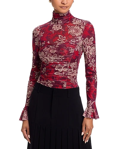 Cinq a Sept Lucy Ruched Top