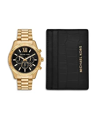 Michael Kors Lexington Chronograph Gift Set, 44mm