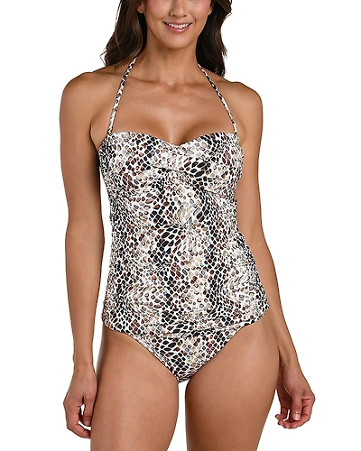 La Blanca Wild Whispers Twist Front Tankini