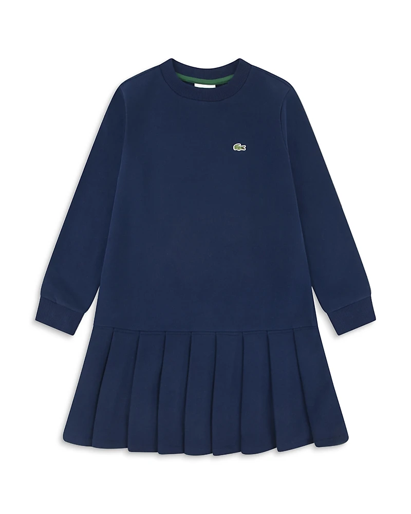 Lacoste Girls' French Terry Dress - Big Kid
