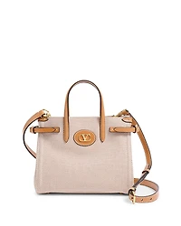 Valentino Garavani Small Antibes VLogo Canvas Convertible Tote