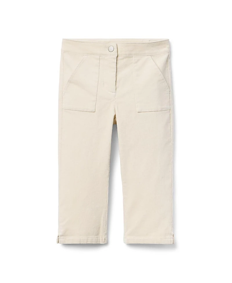 Janie and Jack Girls' The Corduroy Patch Pocket Pant - Little Kid, Big Kid