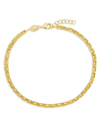 Sterling Forever Christina Cubic Zirconia Flex Bracelet