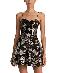 Alice and Olivia Daniela Bow Front Dress