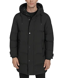 Andrew Marc Rummel Hooded Stadium Coat