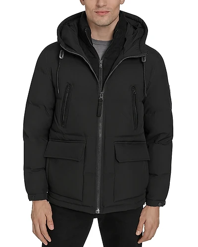Andrew Marc Marlton Hybrid Puffer Jacket