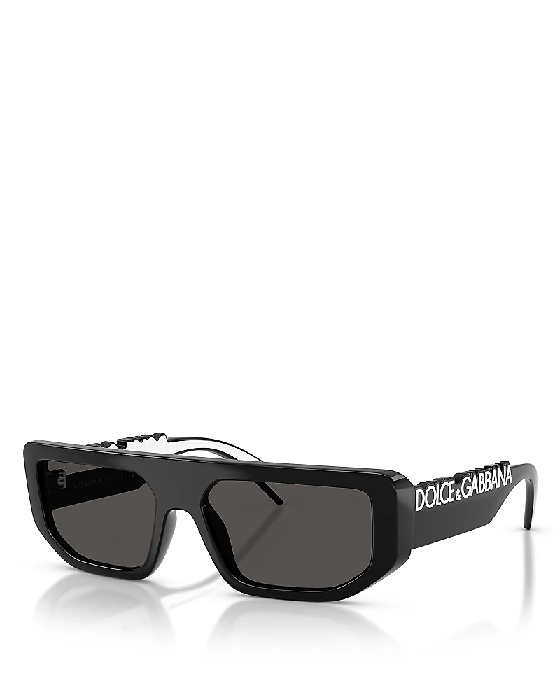 Dolce & Gabbana Rectangular Sunglasses, 56mm