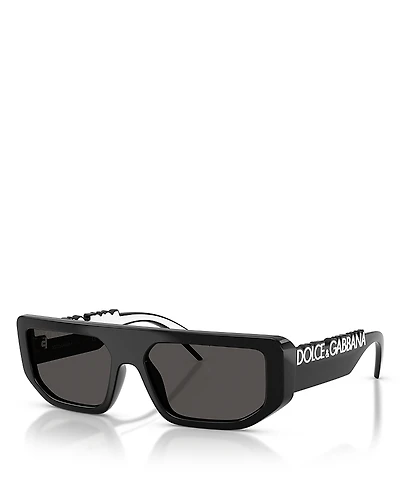 Dolce & Gabbana Rectangular Sunglasses, 56mm