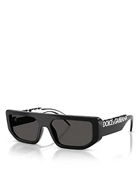Dolce & Gabbana Rectangular Sunglasses, 56mm