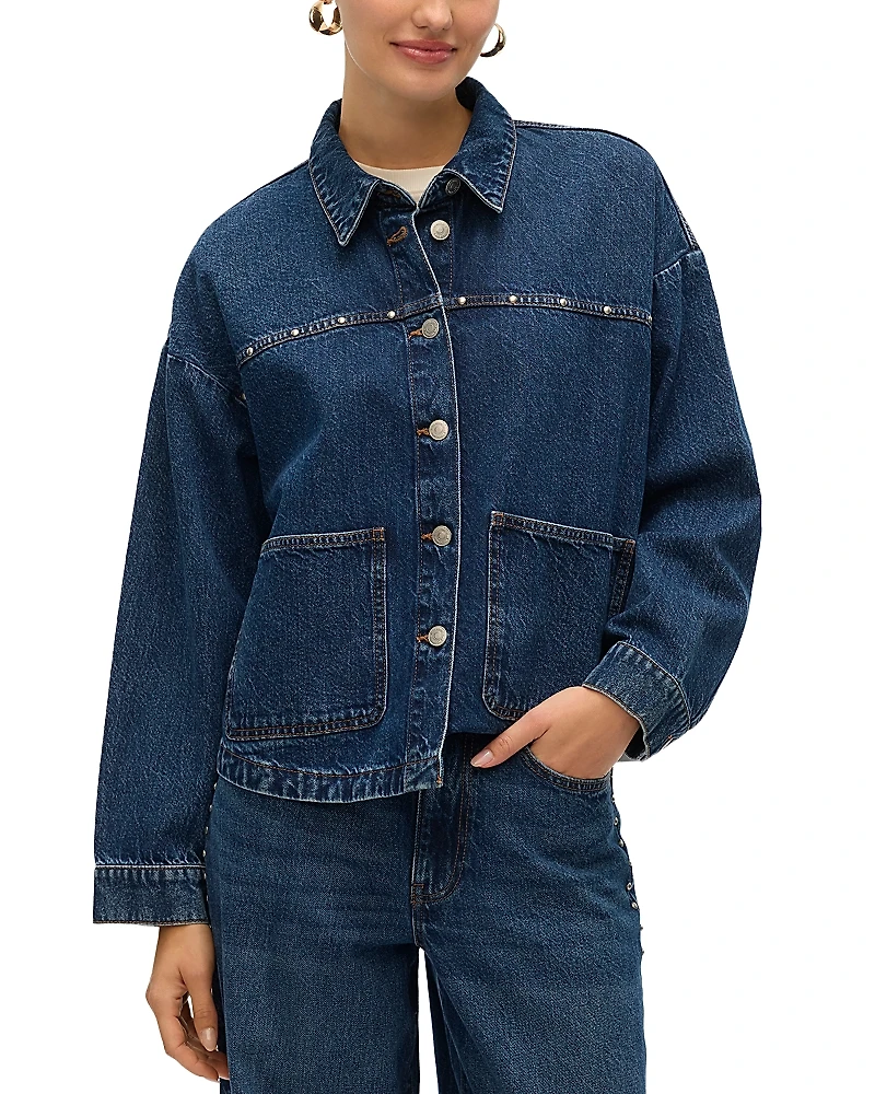 Vero Moda Jamie Studded Denim Shirt