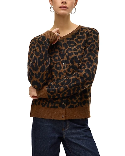 Vero Moda Newkai Leopard Cardigan