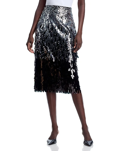 Elie Tahari The Beatrice Sequin Skirt