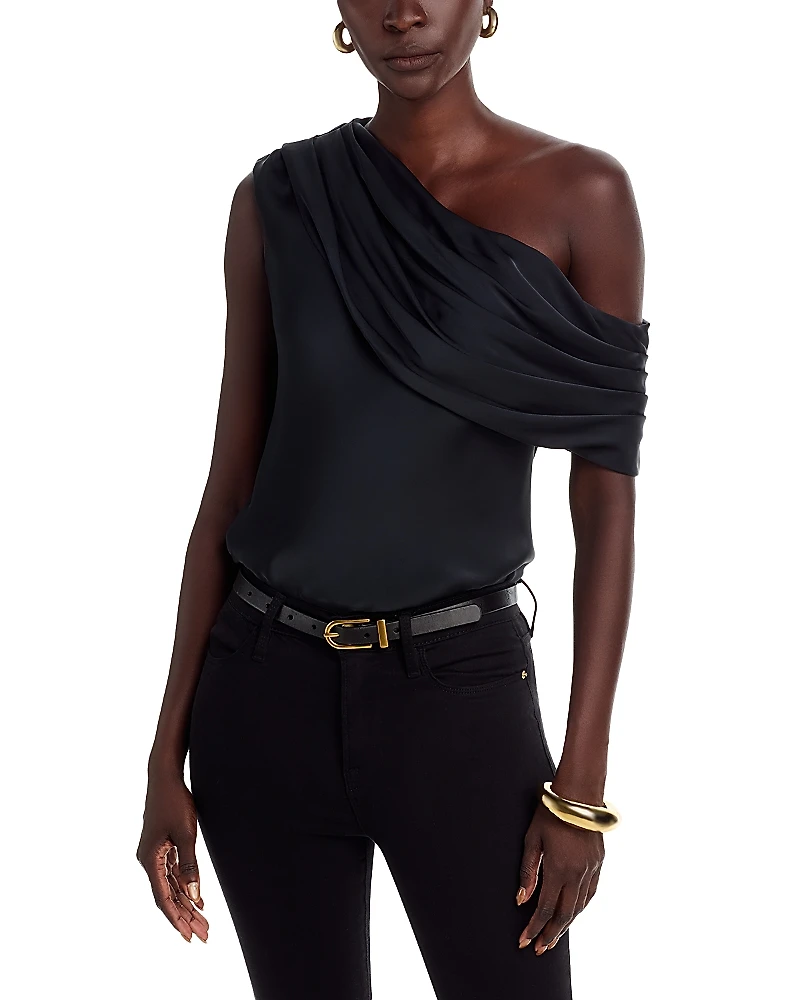 Ramy Brook Sol Asymmetric Draped Top