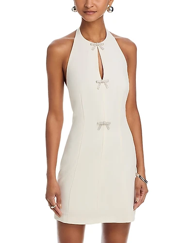 Steve Madden Juvia Rhinestone Bow Dress