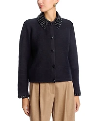 Sioni Embellished Sweater Jacket