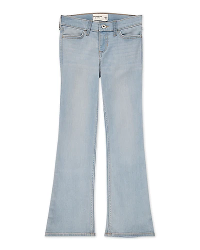 abercrombie kids Girls' Low Rise Slim Bootcut Jeans - Little Kid, Big Kid