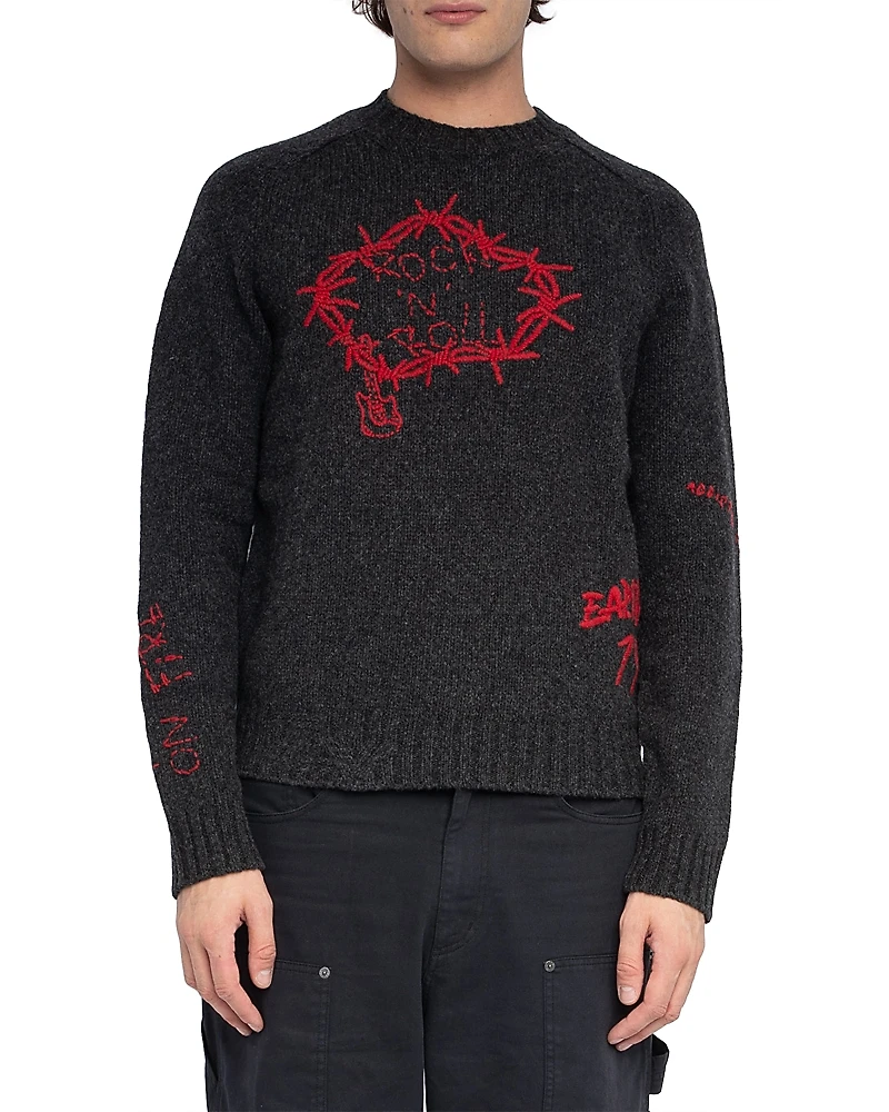 Zadig & Voltaire Jordan Merino Wool Sweater