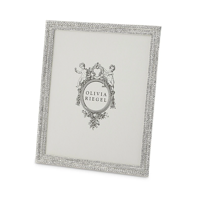 Olivia Riegel Classic Crystal Pave Frame, 8.75 x 10.75