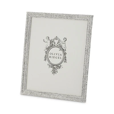 Olivia Riegel Classic Crystal Pave Frame, 8.75 x 10.75