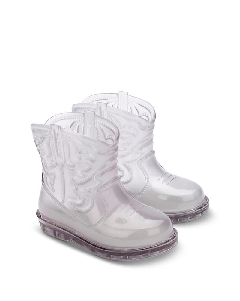 Mini Melissa Girls' Texas Jelly Cowboy Boots - Toddler, Big Kid