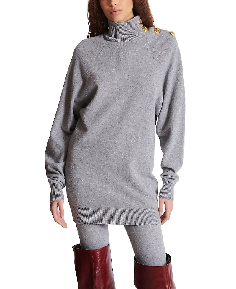 Balmain Short Cashmere Jumper Dress