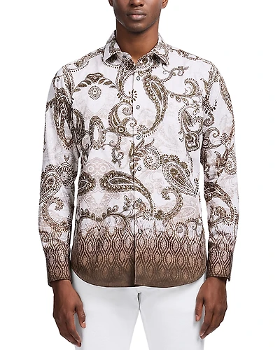 Robert Graham Wallington Cotton Button Down Shirt