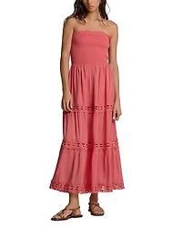 Elan Strapless Swim Cover Up Maxi Dress