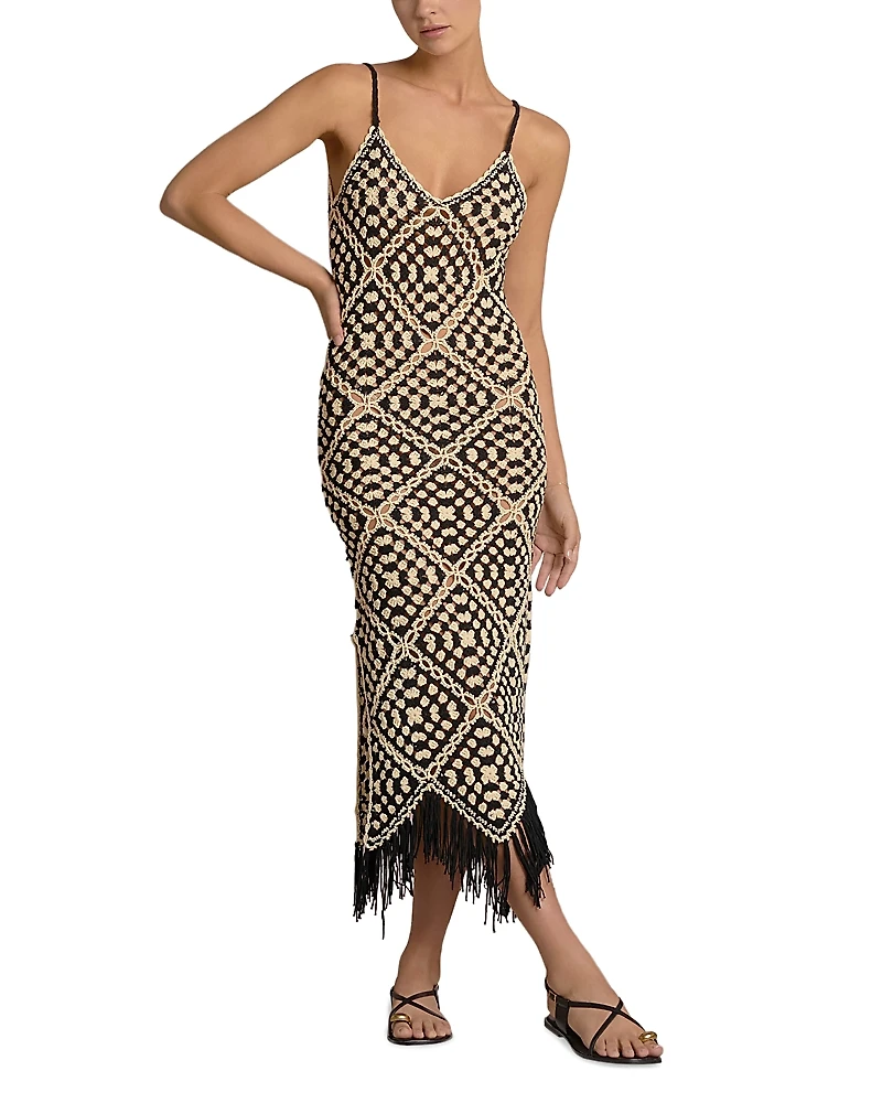 Elan Crochet Maxi Dress